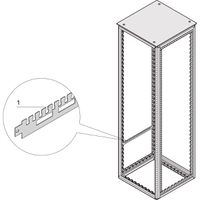 SCHROFF Varistar Cable Support Rail for Cabinet Depth, RAL 7021, 1000D