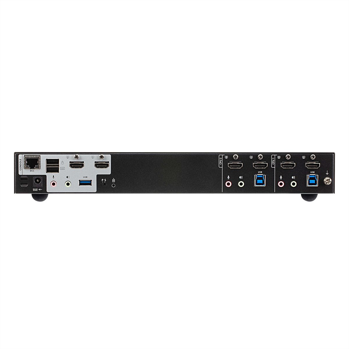 ATEN CS1842 2-Poorts True 4K HDMI Dual View KVM Switch met Audio & USB 3.0Hub