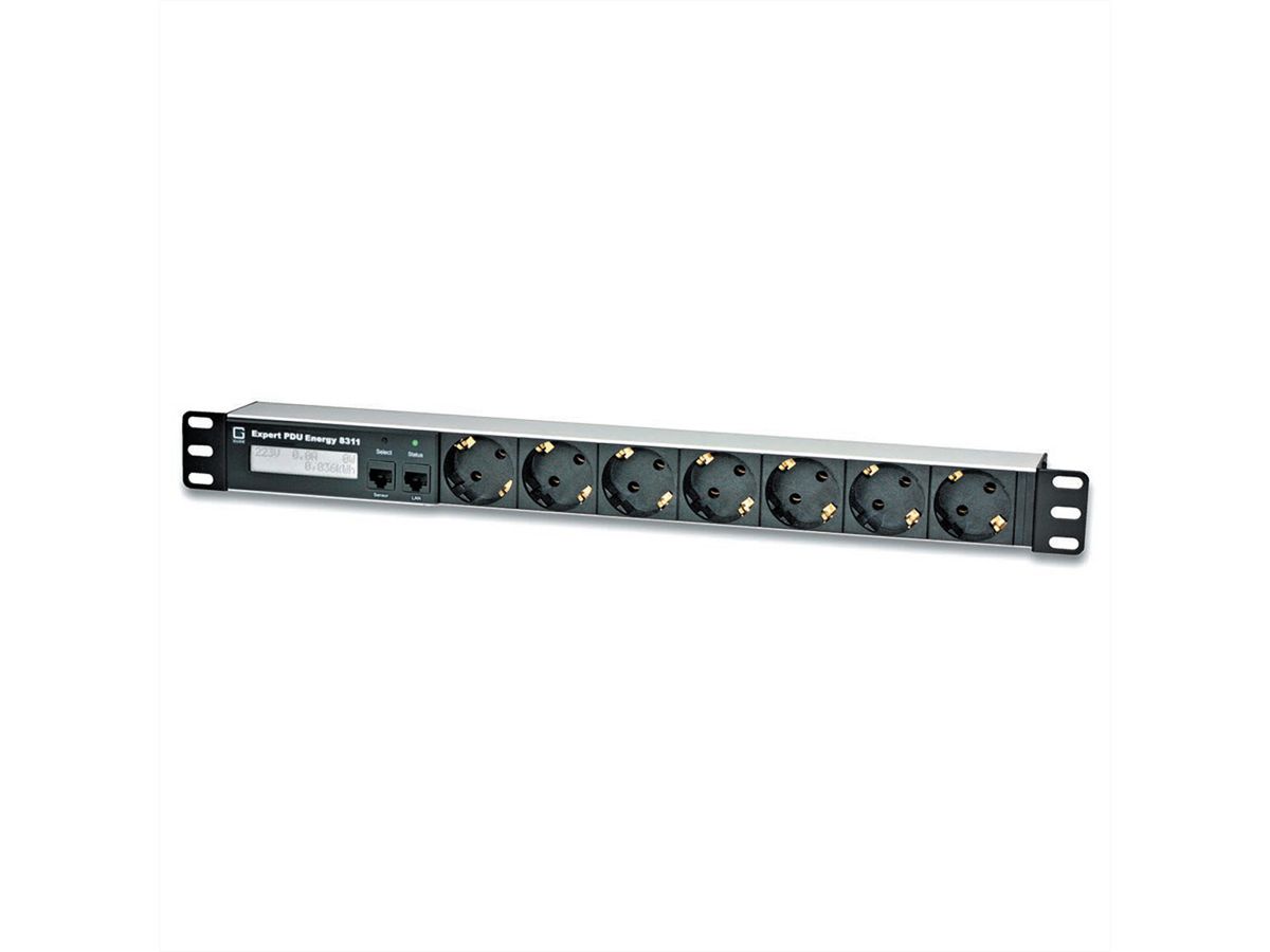 GUDE 8311-2 metered PDU, 7x, Mess-/Auswertung, Differenzstrom-Überwachung Typ A, 1,5 m