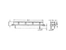 SCHROFF Stekker Type H, EN 60603, DIN 41612, vrouwelijk, 15 contacten, stiftlengte 4,0 mm