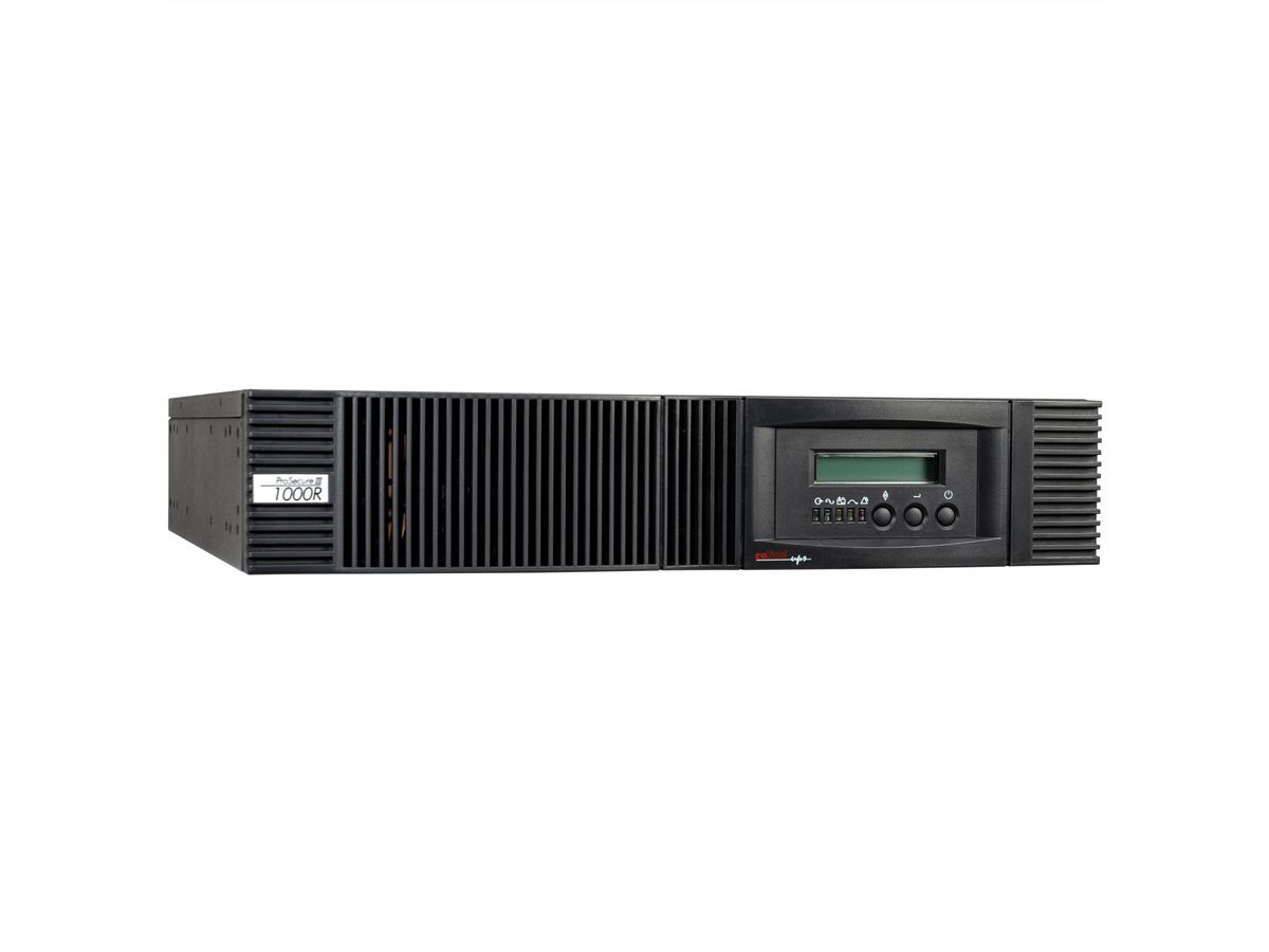 ROLINE ProSecure III 1000 RM2U - Online UPS, 19" Rack Version, black