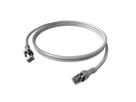 EasyLan DualBoot PushPull IP20 patchkabel, Cat.6A (Klasse EA), S/FTP, grijs, 0,5 m