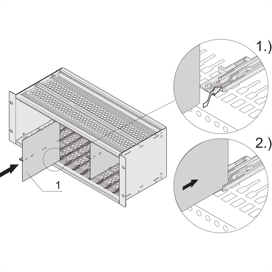 SCHROFF MTCA splitset