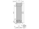 SCHROFF Frame Type Plug-In Unit Front Panel, Unshielded, 6 U, 8 HP, 2.5 mm, Al, Front Anodized, Rear Conductive