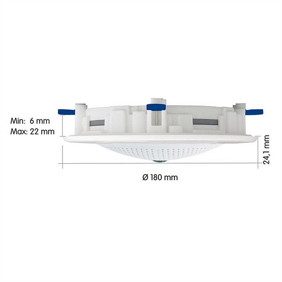 MOBOTIX Deckeneinbau-Set für D2x/Q2x/ExtIO