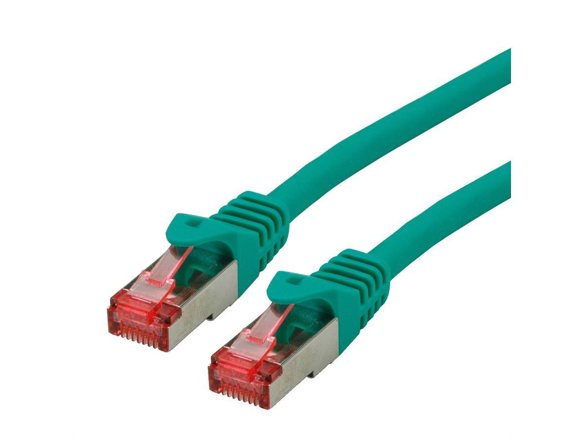 ROLINE S/FTP Patch Cord Cat.6 Component Level, LSOH, green, 3 m