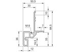 FRAME SL 19"12U 553W 900D RAL7021