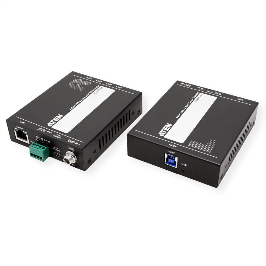 ATEN UCE33100 4-Port USB3.2 Gen1 Cat 6A Extender bis zu 100m