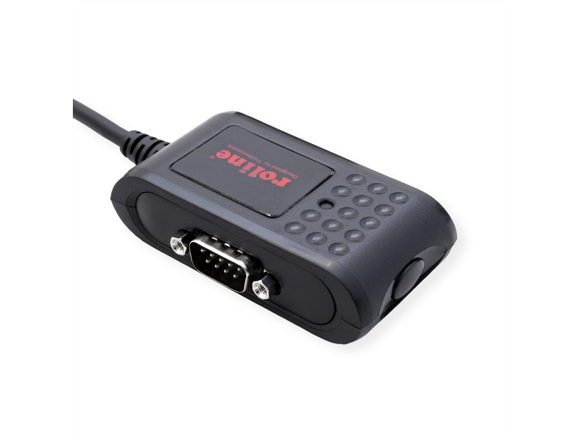 ROLINE Converter Cable USB to RS-232+DB25