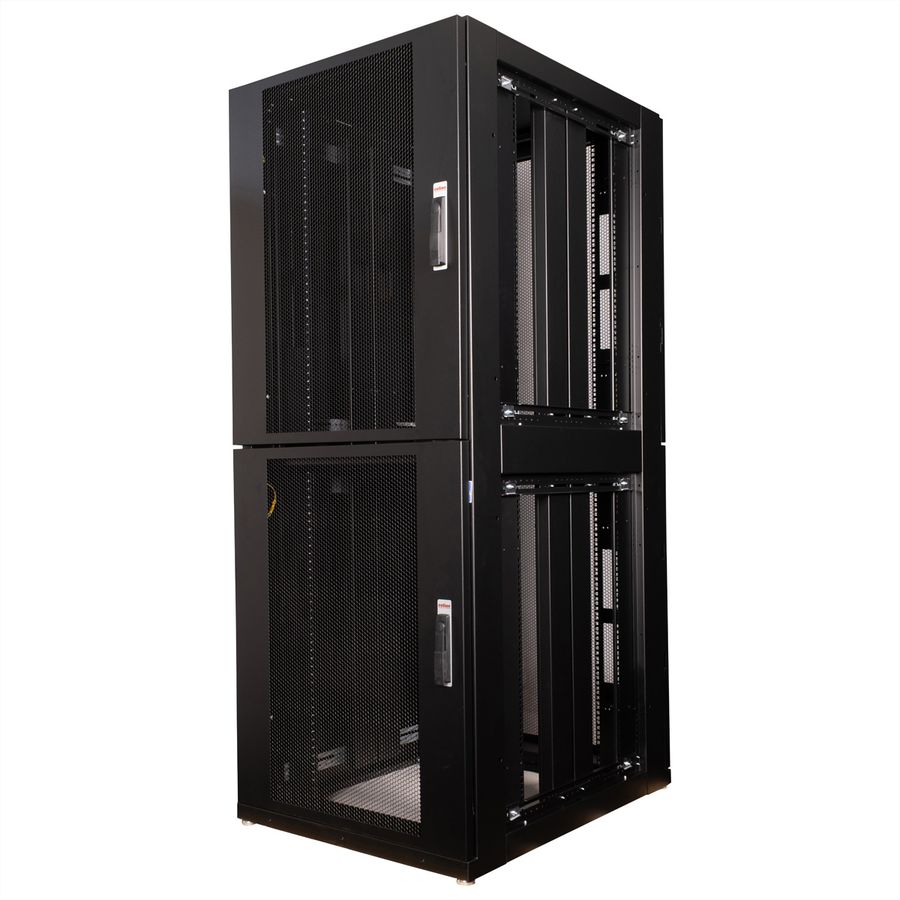 ROLINE colocation-kast 42HE 800x1000 mm, 2 compartimenten, zwart