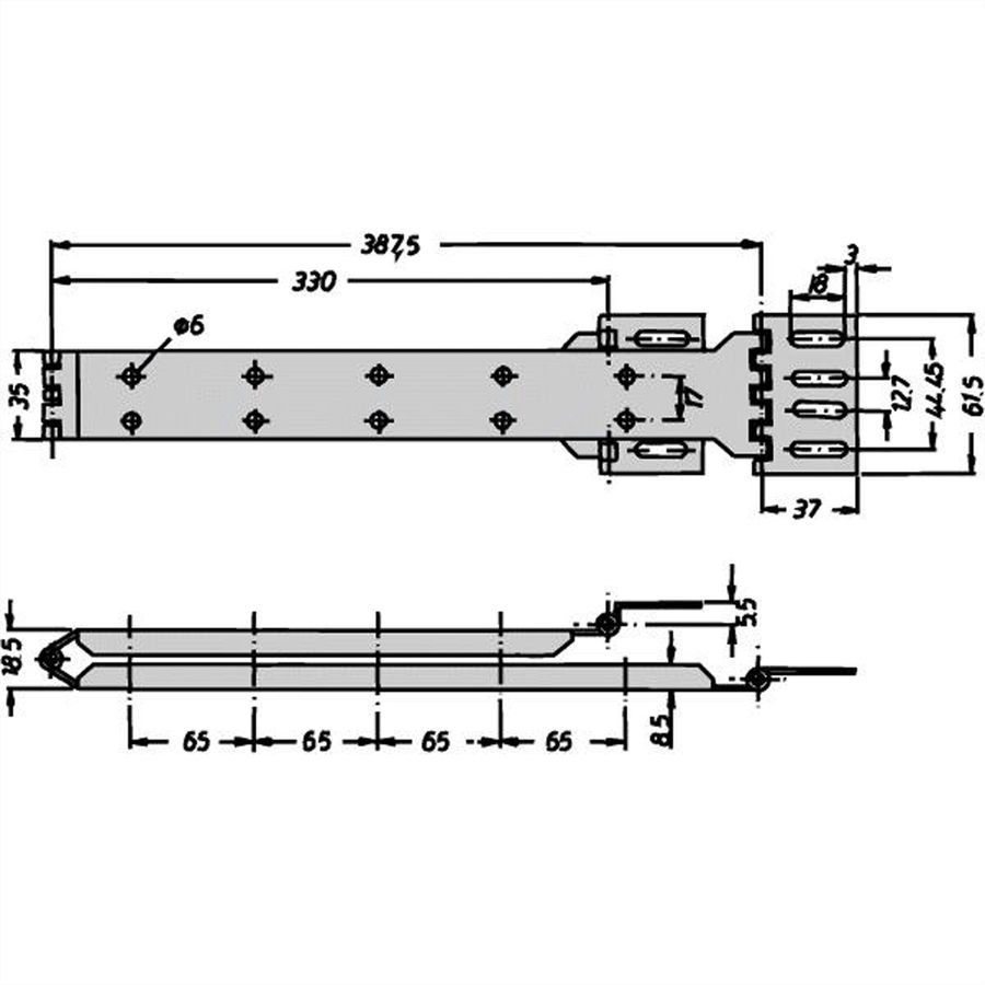 SCHROFF Cable Support Arm Without Return Spring
