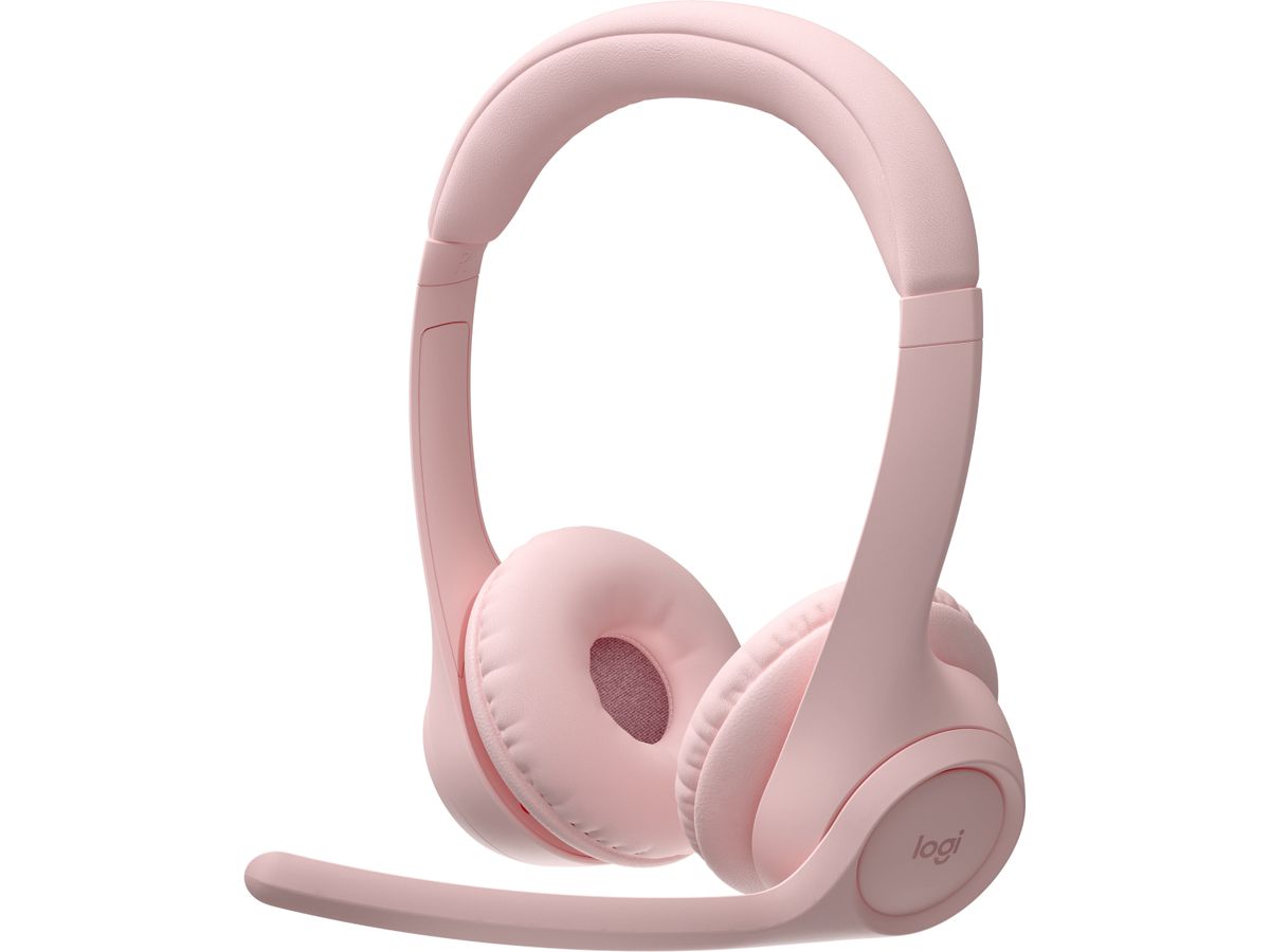 Logitech Zone 300 Headset Wireless Head-band Office/Call center Bluetooth Rose