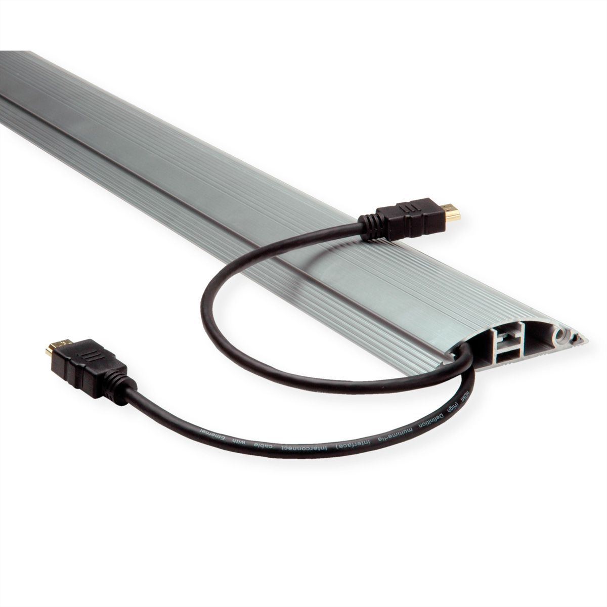 ROLINE HDMI High Speed Cable + Ethernet, TPE, black, 1 m