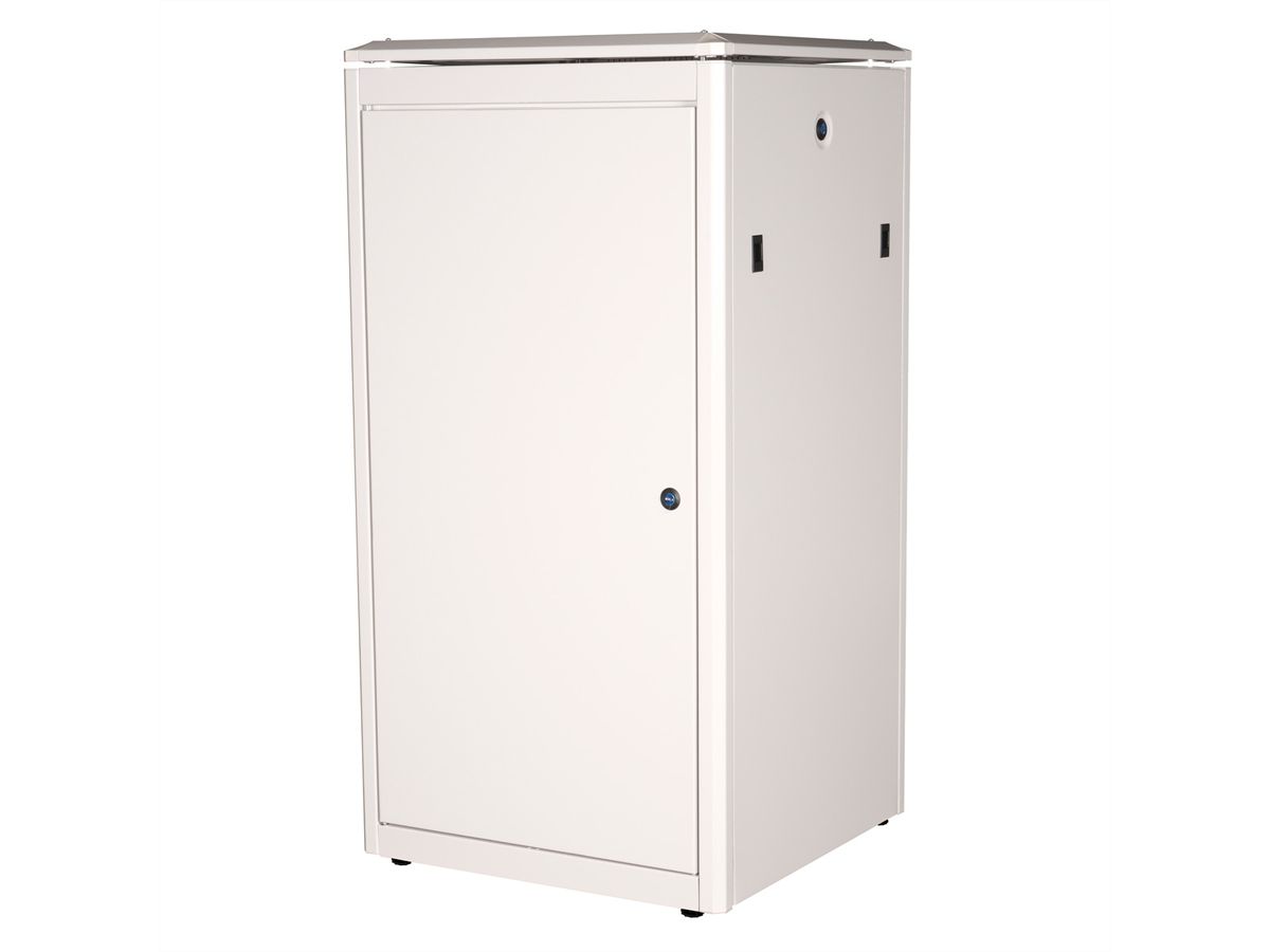 ROLINE 19-inch netwerkkast Pro 22 U, 600x600 BxD Glazen deur grijs