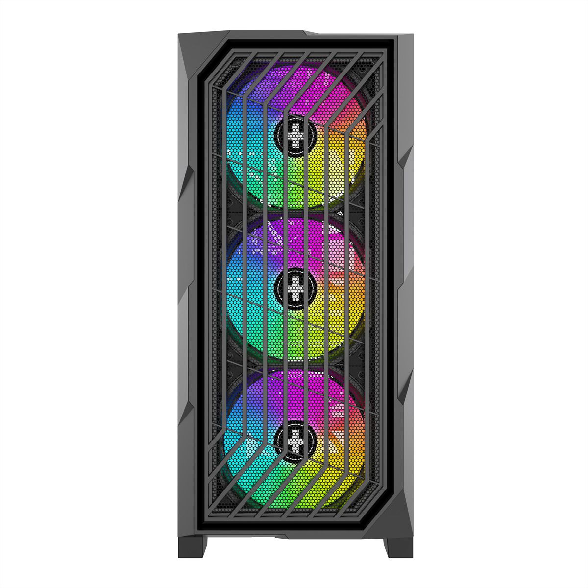 XILENCE Xilent Breeze II ATX pc-behuizing zwart, X812.ARGB Gaming ATX pc-behuizing zwart