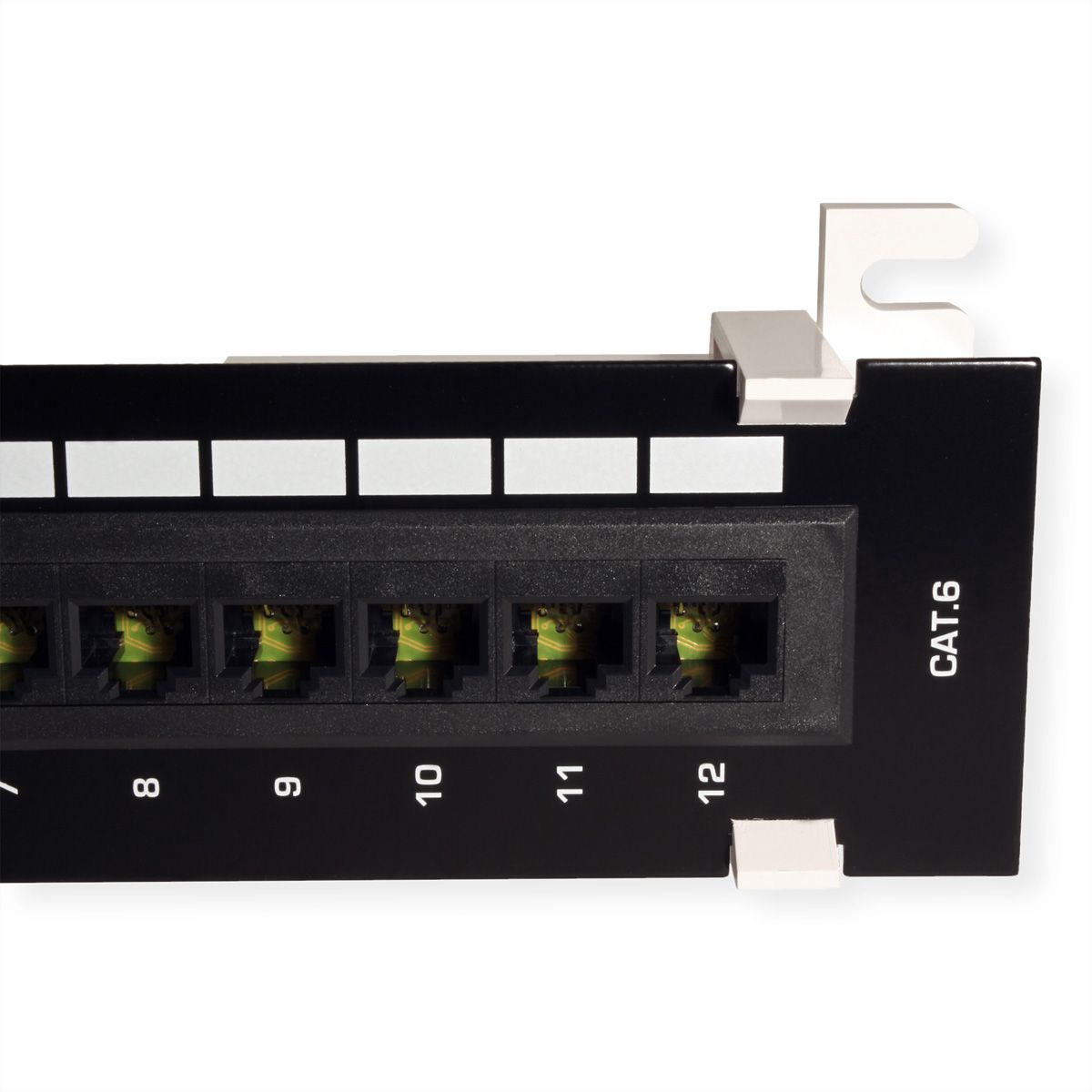 TRENDnet TC-P12C6V Patchpaneel, 12-poorts wandmontage Cat.6 niet afgeschermd