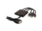 ROLINE adapterkabel Mini DisplayPort / DisplayPort / Type C - HDMI, Actief, 0,15 m