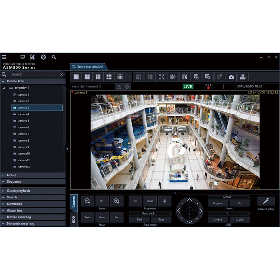 i-PRO WV-ASM300W Management Software