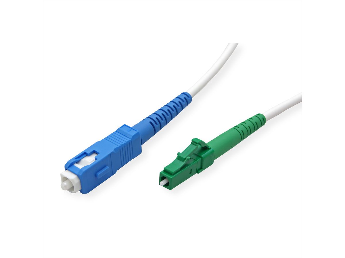 METZ CONNECT OpDAT patch cord, SC-S/LC-S APC OS2, 10 m