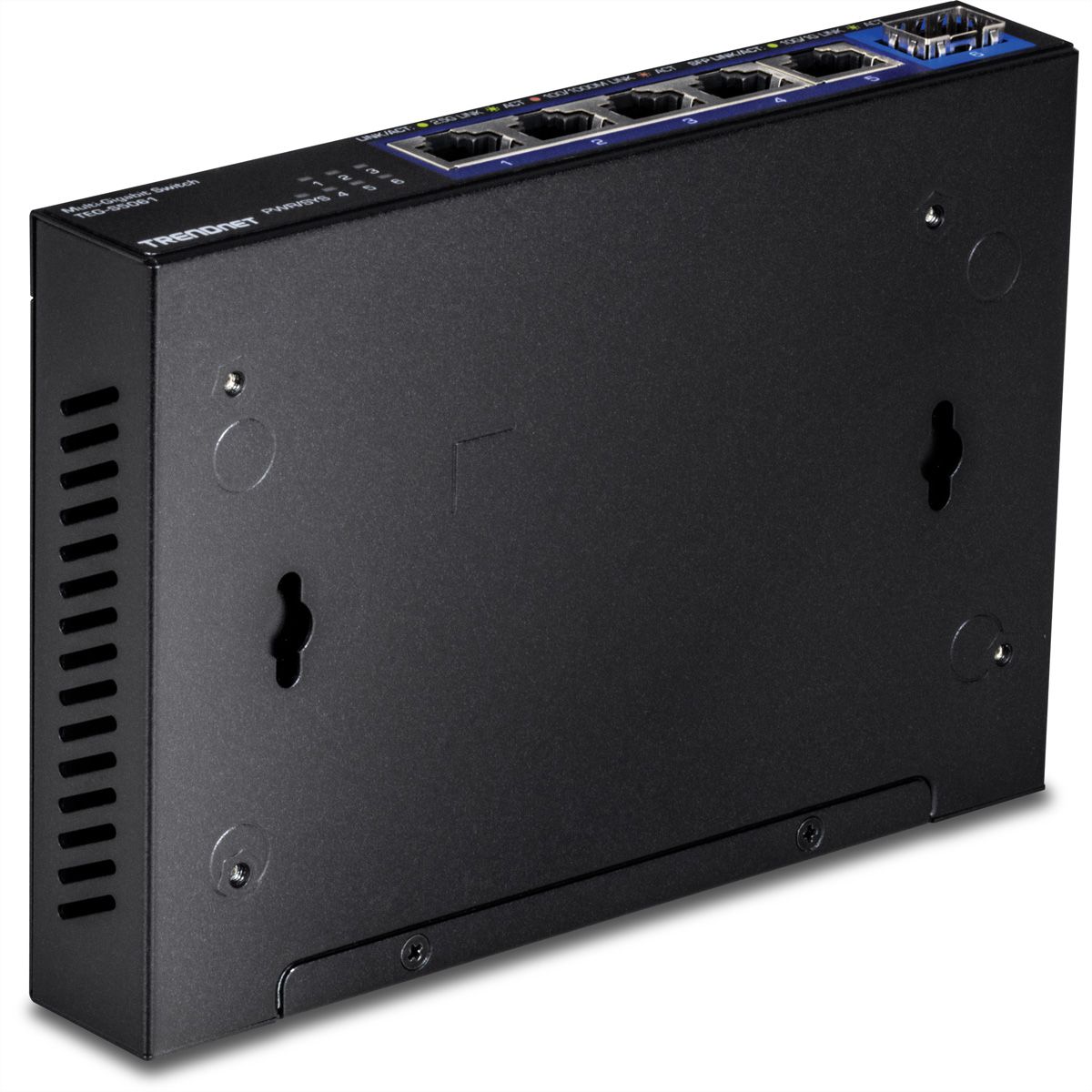 TRENDnet TEG-S5061 6-poorts switch, 2,5G unmanaged switch met 10G SFP+-poort