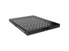 ROLINE 19-inch plank 1 U , Uitschuifbaar 550mm diep 25 kg zwart