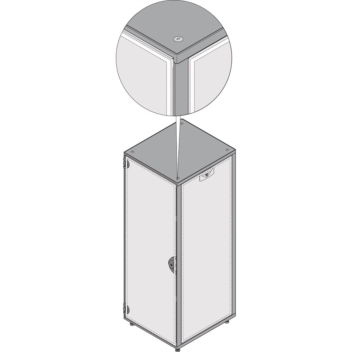 SCHROFF Novastar pakkingset, IP 40, 25 U tot 47 U