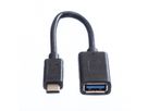 VALUE Cableadapter, USB 3.2 Gen 1, C-A, M/F, OTG, black, 0.15 m