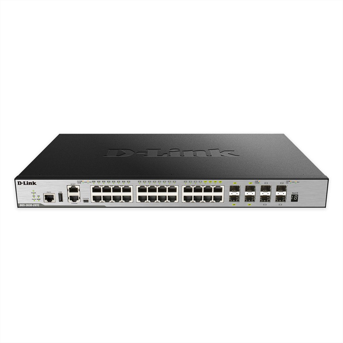 D-Link DGS-3630-28TC/SI/E 28-Poorts Layer 3 Gigabit Stack Switch (SI)