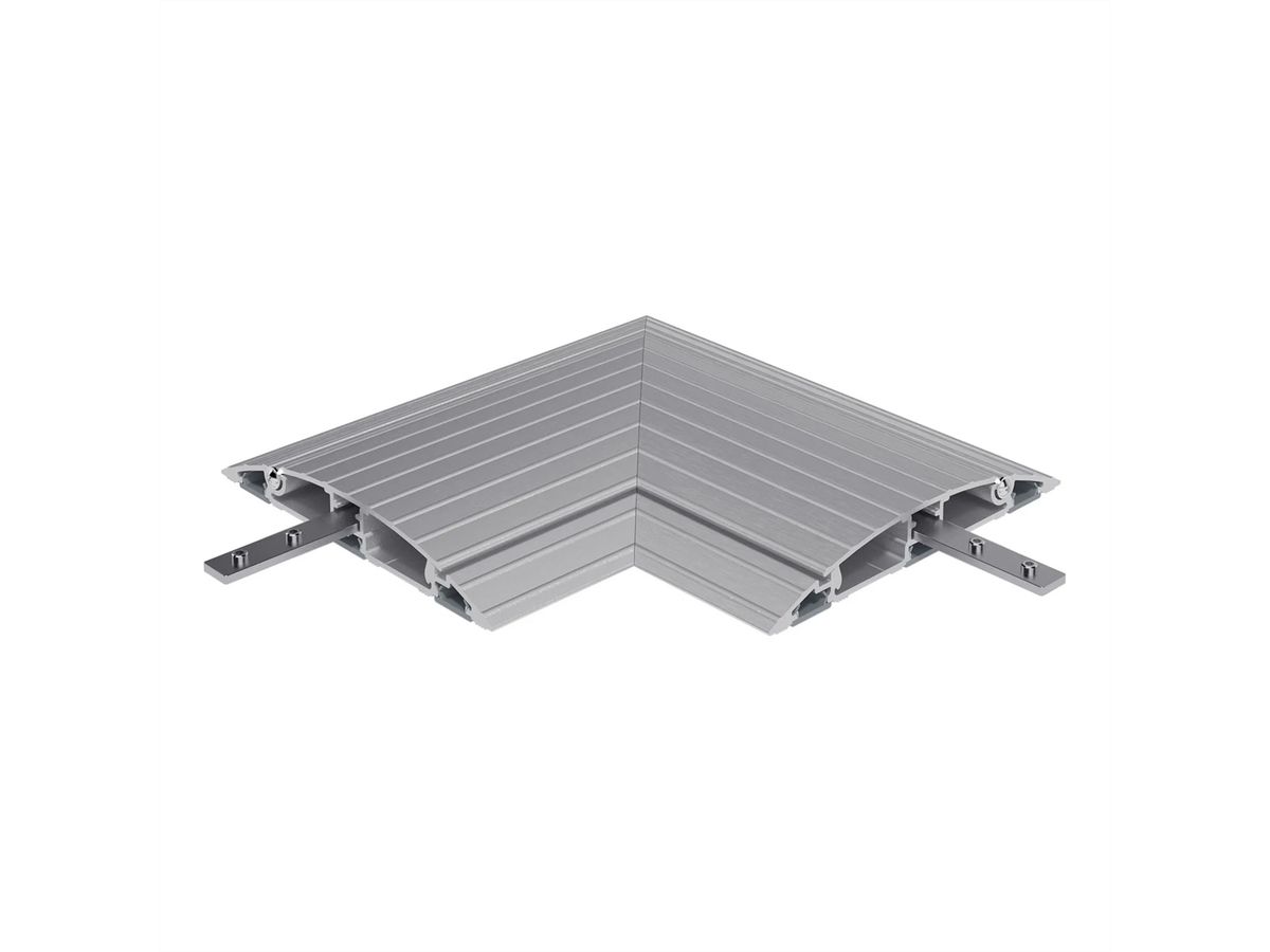 DATAFLEX Addit cable protector, corner-connection 482, silver