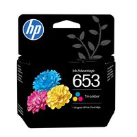 HP 653 originele Advantage drie-kleuren inktcartridge