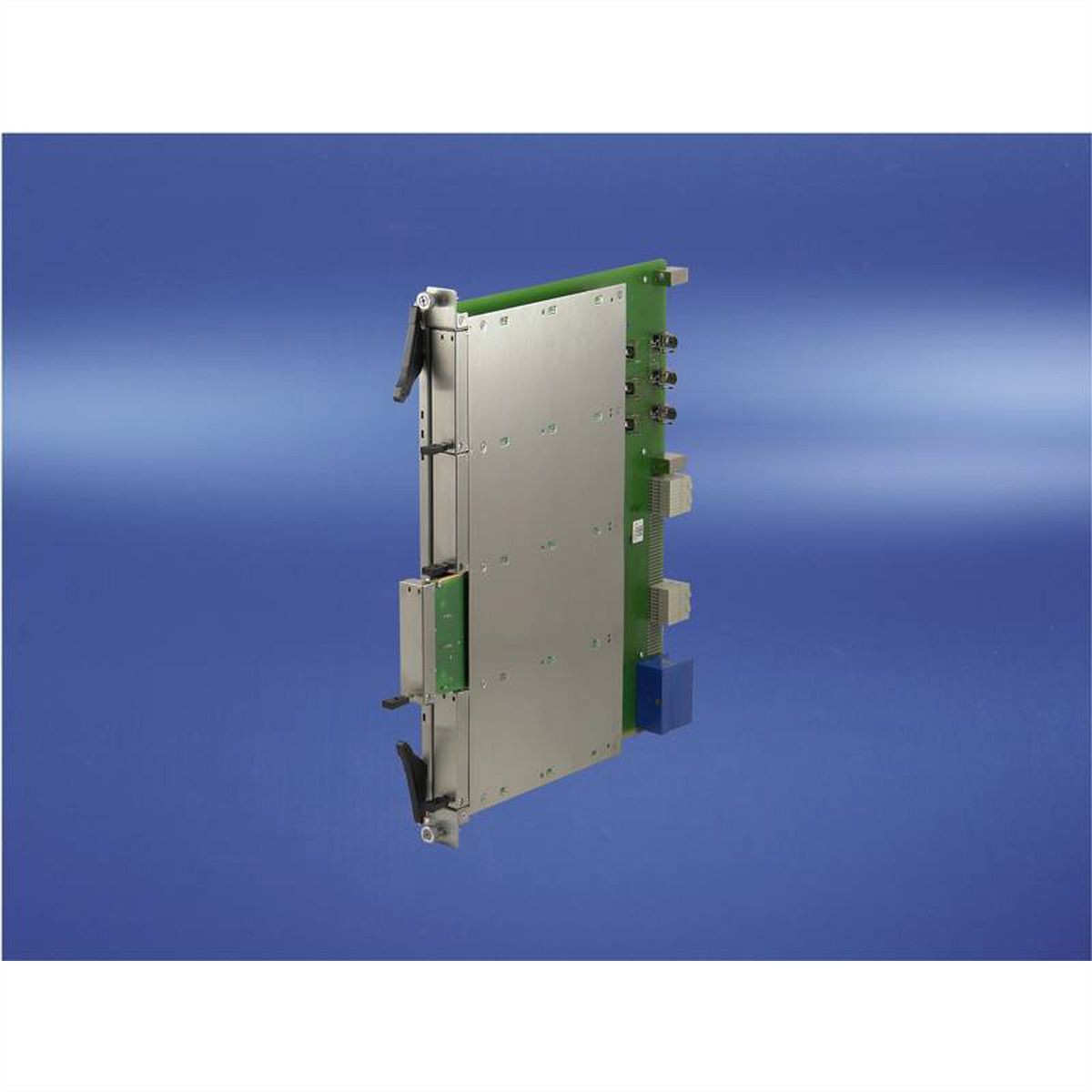 SCHROFF Carrier Mechanism for Mid?Size AdvancedMC Modules, With IEA Handle and Struts