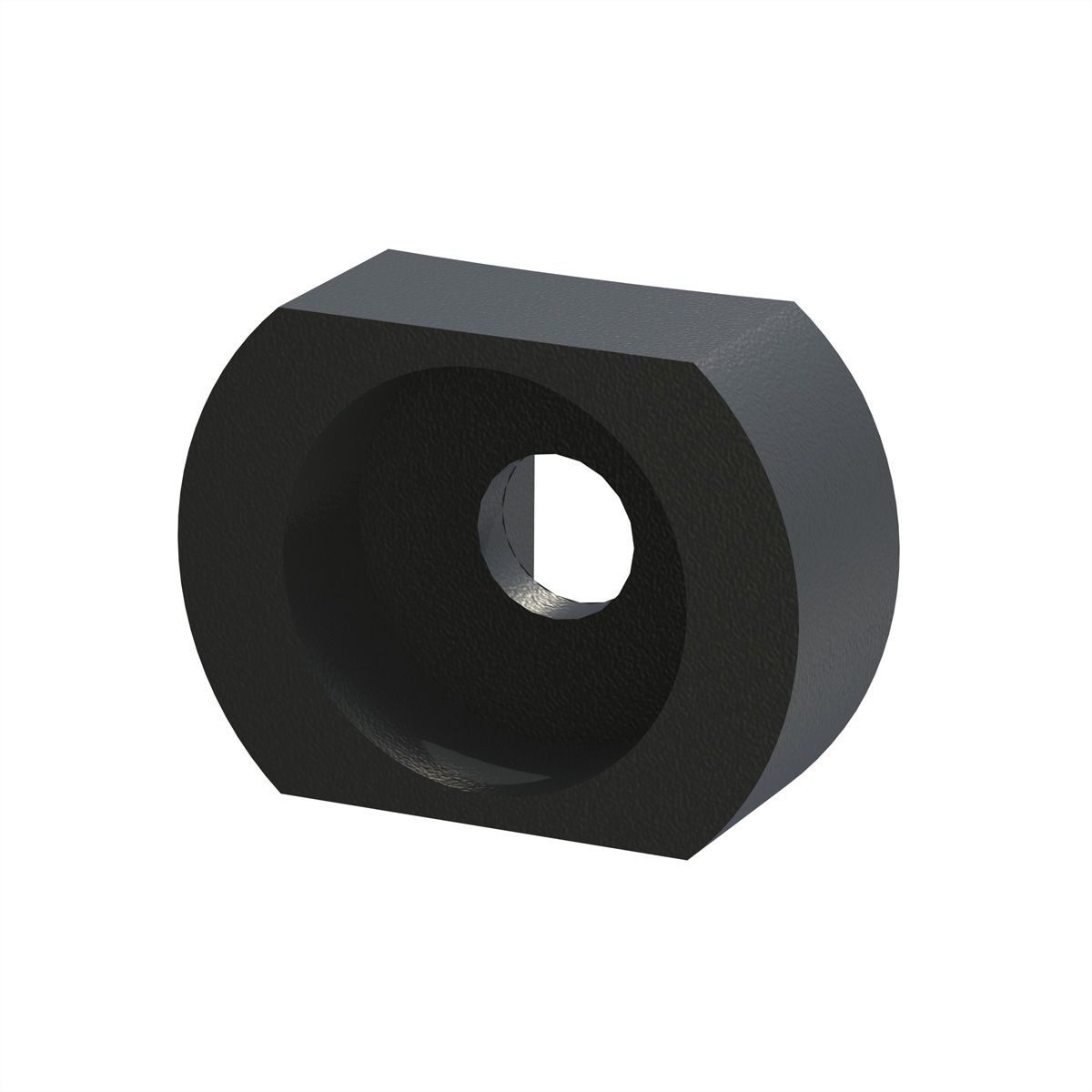 SCHROFF Sleeves for M2.5, Brass, Black, 10 pcs