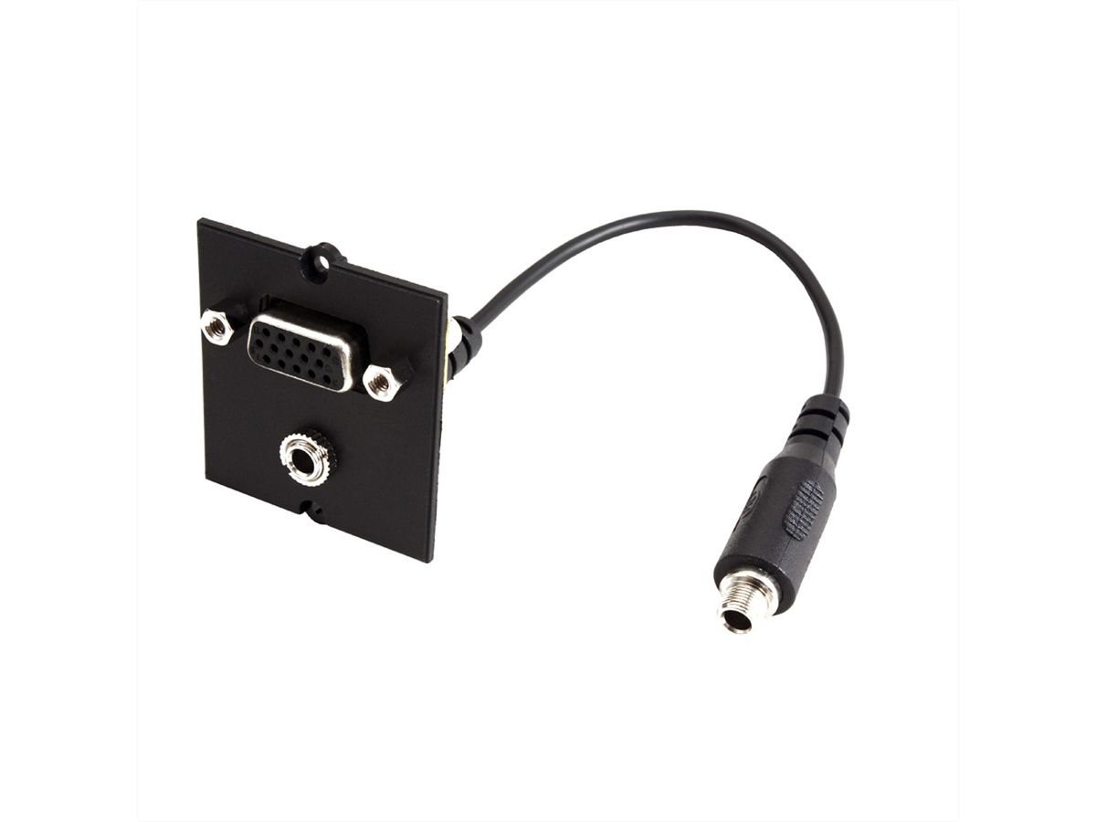 BACHMANN custom module 1x VGA+ audio 3.5 mm stereo, black