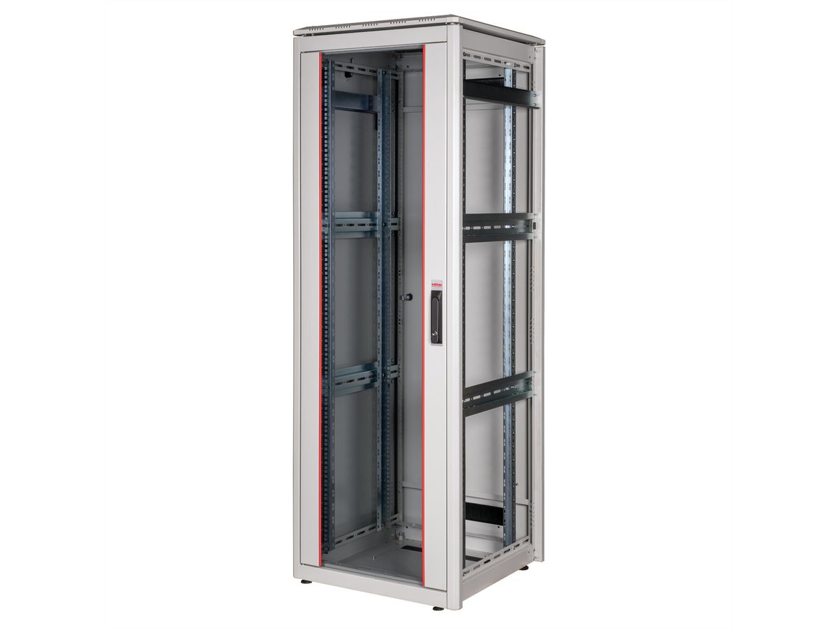 ROLINE 19-inch netwerkkast Pro 36 U, 600x600 BxD Glazen deur grijs