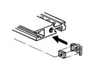 SCHROFF HF-frame type insteekmodule schuifmoer, M2,5, 100 stuks