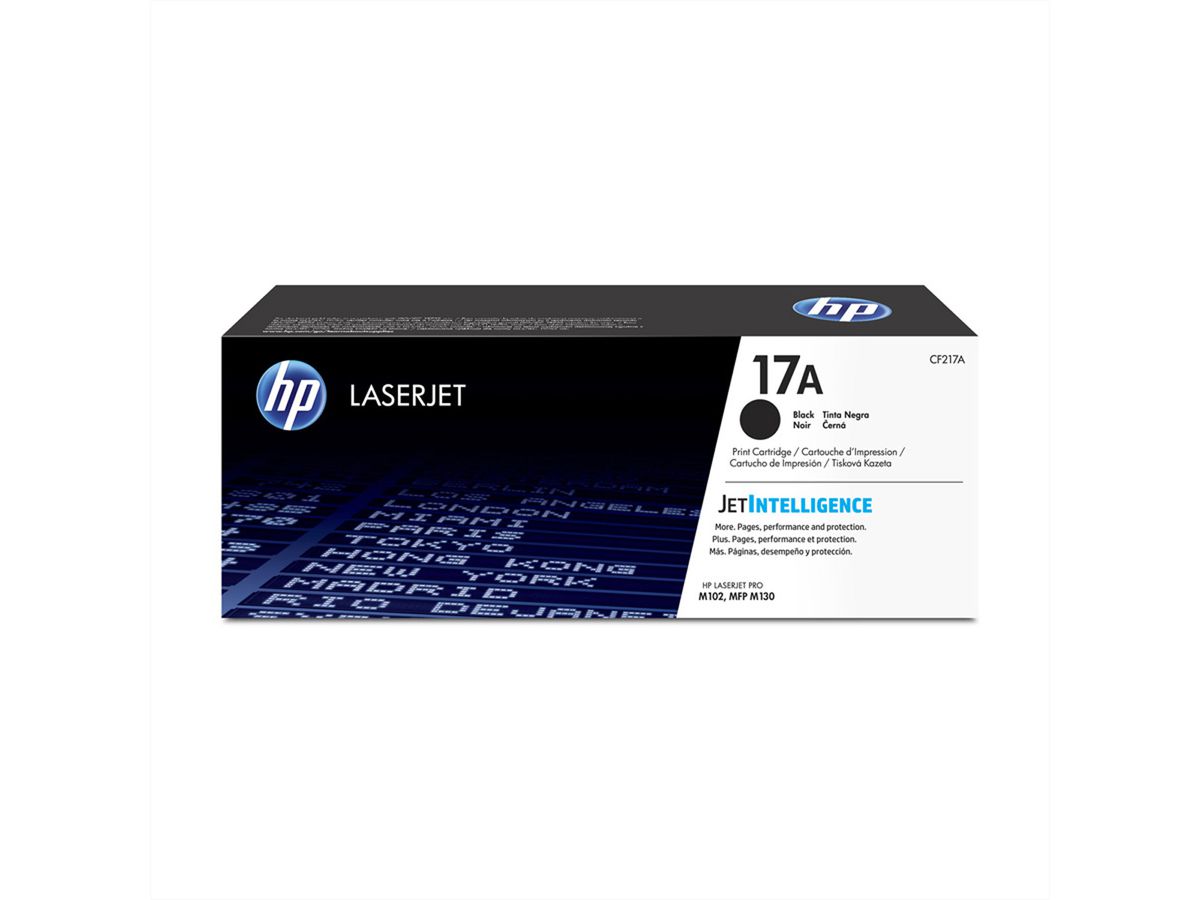 CF217A, HP Druckkassette schwarz, Nr. 17A, ca. 1.600 Seiten für HP LJ Pro M102a, MFP M130a
