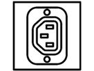 SCHROFF contactdoosstrip, IEC, 3-fase, 32 A, IEC 60309 Stekker, 24 x IEC C13 / 6 x IEC C19, Zekering 6 x 16 A