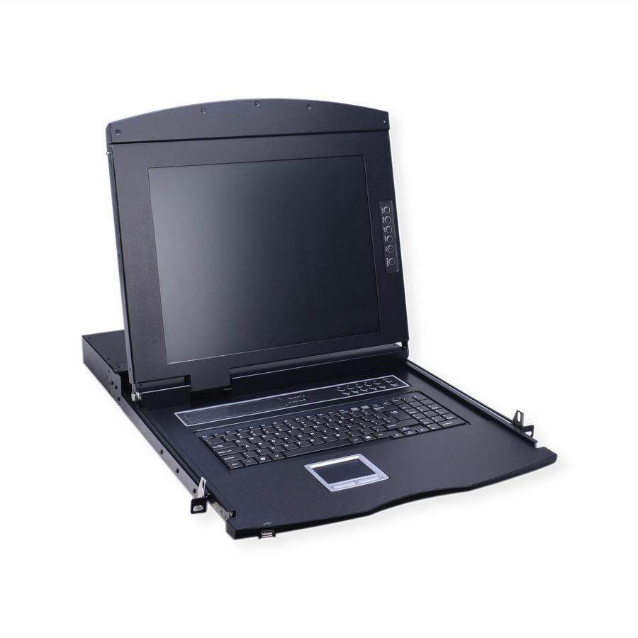 VALUE 19" KVM-console, 43 cm (17") TFT (16:9), VGA, USB, CH-Layout