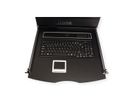 VALUE 19" LCD KVM Switch 1 User - 8PCs, 48 cm (19") TFT (16:9), VGA, USB, UK-Layout