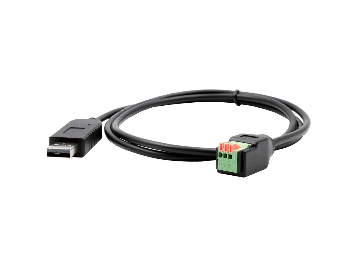 EXSYS EX-13009 USB zu 1x Seriell RS-458 Kabel mit Terminal Block mit Drucktaster