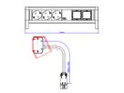 BACHMANN DESK 3xCEE7/3 sw 2xCM, 1m 3G1.5mm² GST18