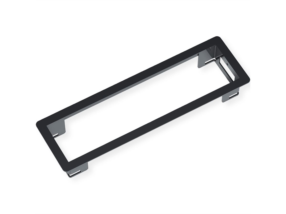 BACHMANN POWER FRAME Mounting frame Small 3-gang, black