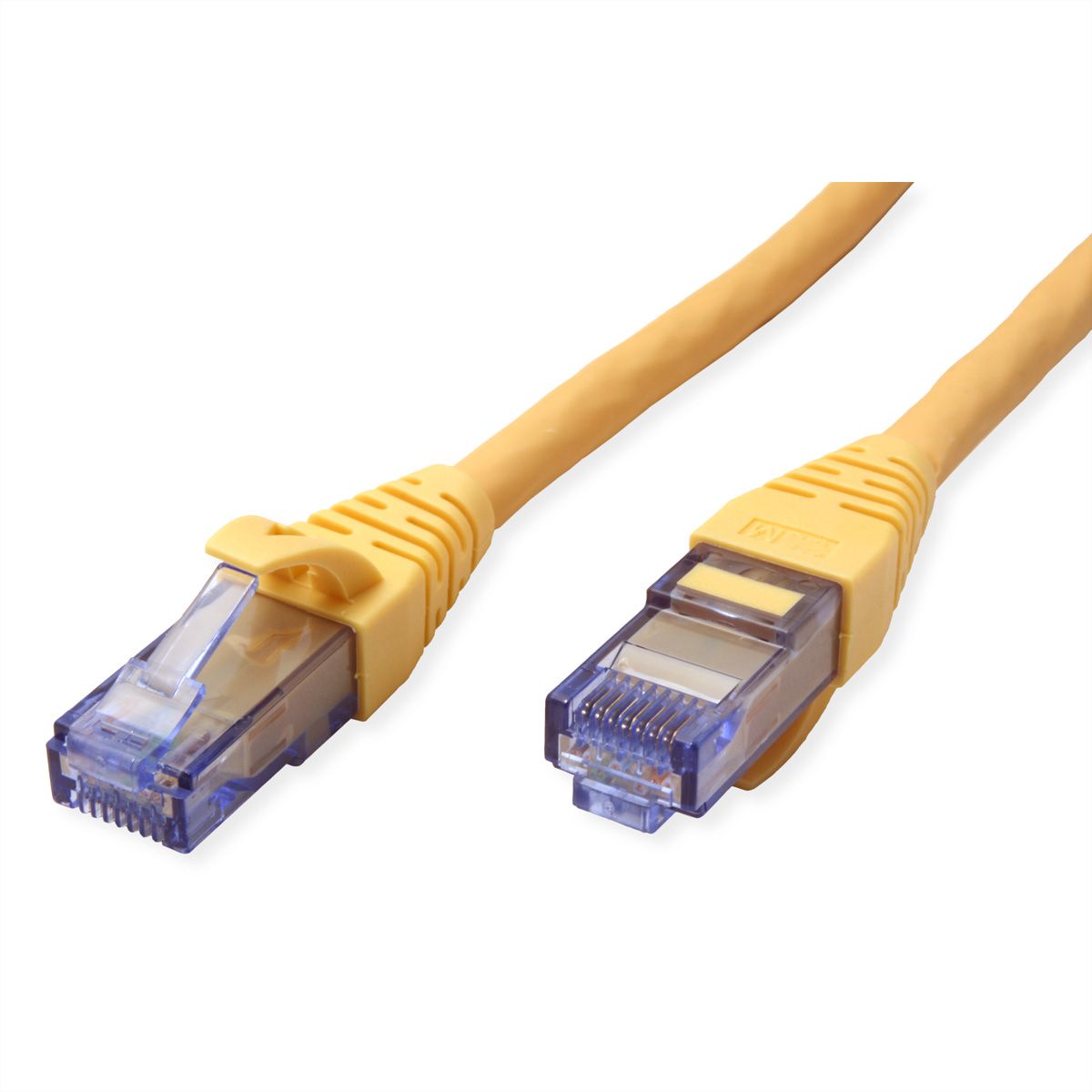 ROLINE Patchkabel Cat.6A UTP, Component Level, LSOH, geel, 0,5 m