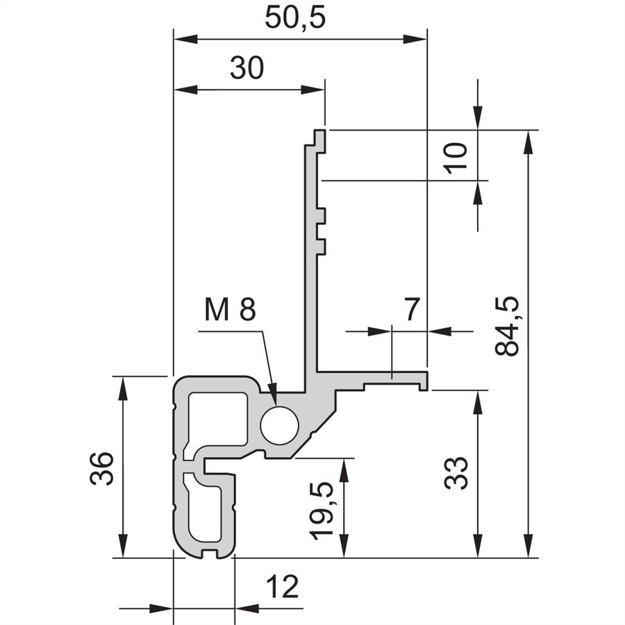 SCHROFF Novastar kastframe, Slim-Line, 34 U 553W 1000D