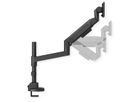 ROLINE LCD-arm voor zware belasting, draagstang, 4 scharnieren, tafelmontage, tot 22/27 kg, zwart