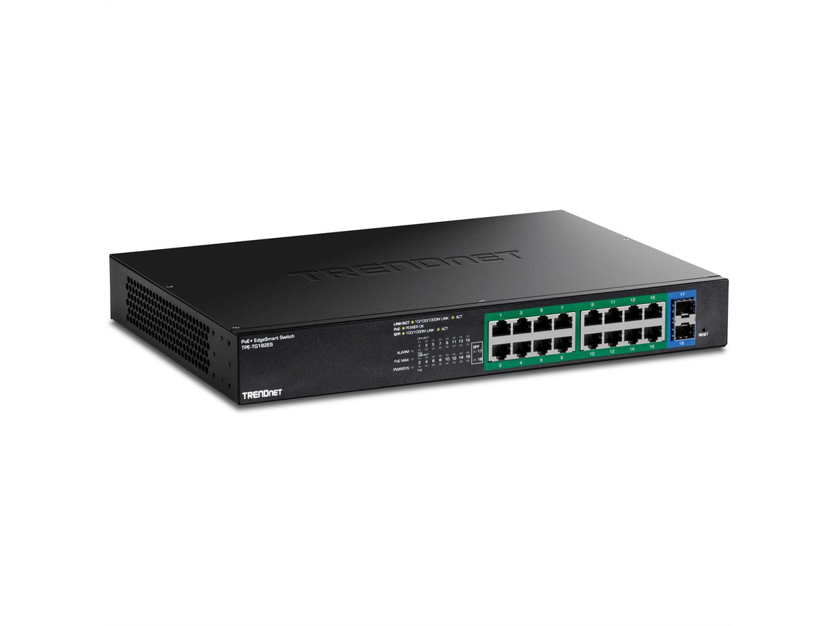 TRENDnet TPE-TG182ES 18-Port PoE+ Switch Gigabit EdgeSmart