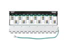 TRENDnet TC-P12C6AS Patchpaneel, 12-poorts Cat.6a afgeschermd voor wandmontage