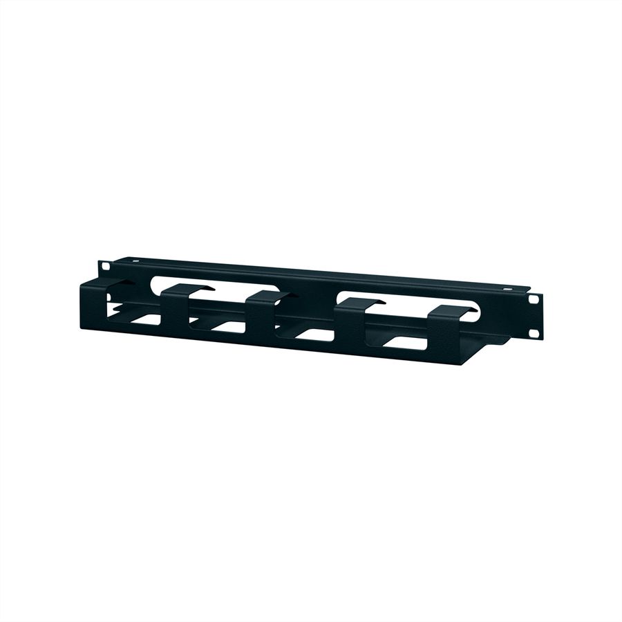 SCHROFF 19" Cable Ducting and Cable Through Ducting, 1 U, 1.5 mm, St, RAL 7021