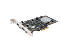 EXSYS EX-12005 4-poorts USB 3.2 Gen2 PCIe kaart 2x USB-A en 2x USB-C