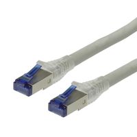 ROLINE patchkabel Cat.6A (Klasse EA) S/FTP (PiMF), massief, LSOH, grijs, 20 m